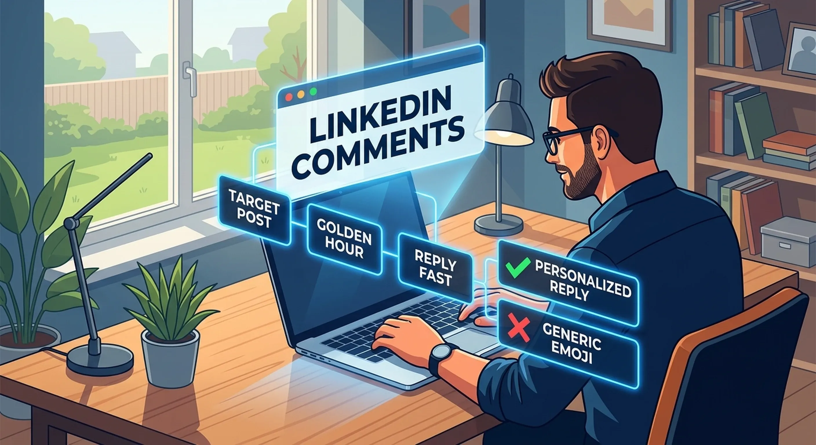 Commentaires LinkedIn : la stratégie complète pour gagner en visibilité